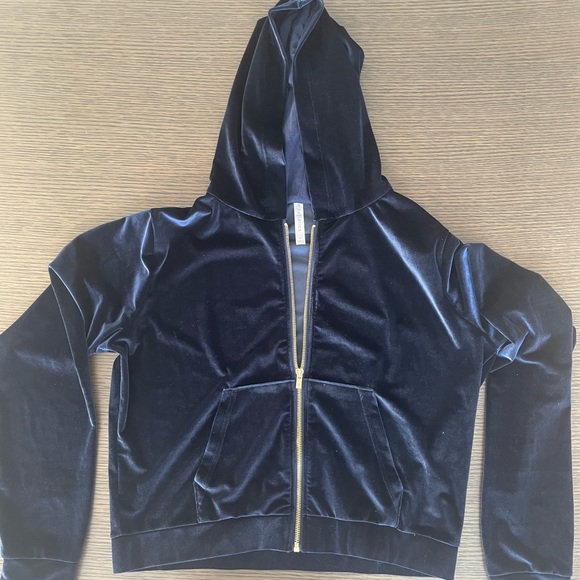 Fabletics Velour Zip -Up Hoodie L - Picture 4 of 6